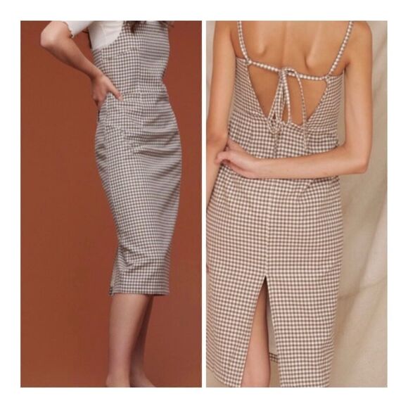 Anthropologie Dresses & Skirts - NWOT Anthropologie Rita Row Gingham  Dress size L